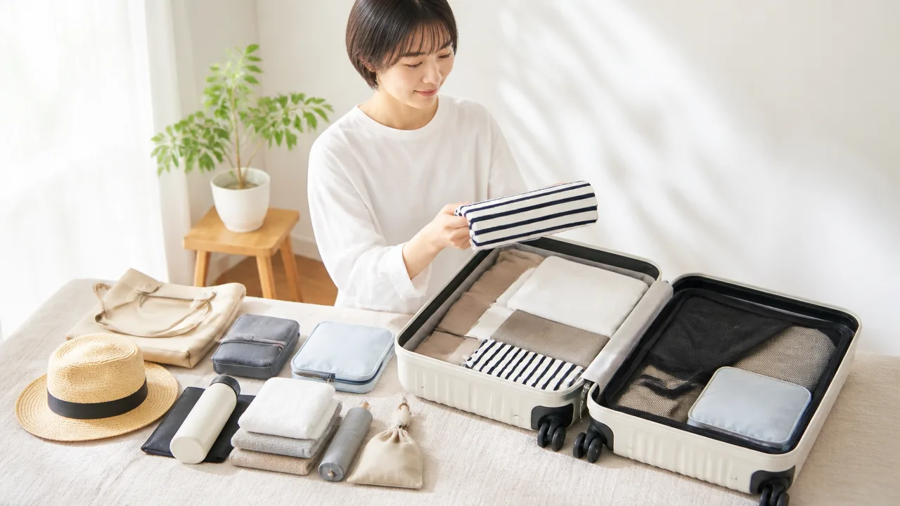 旅行の荷物を減らしたい人へ|身軽になる持ち物リスト